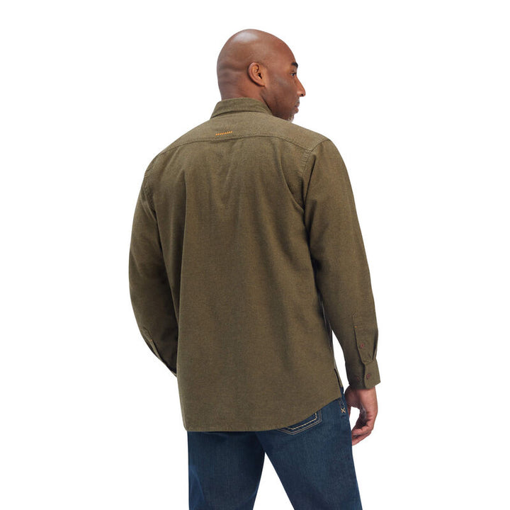 Ariat Mens Rebar Flannel Durastretch Work Shirt