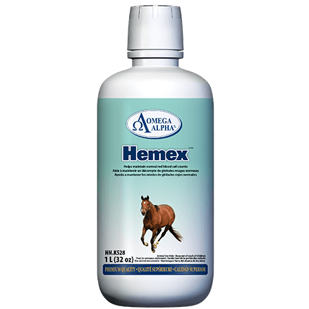Omega Alpha Hemex Helps maintain normal red blood cell counts 4L