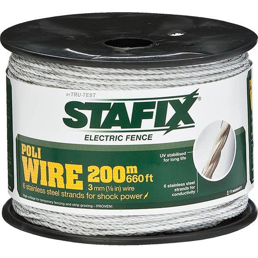 Stafix Poliwire 6St/1650 ft WH