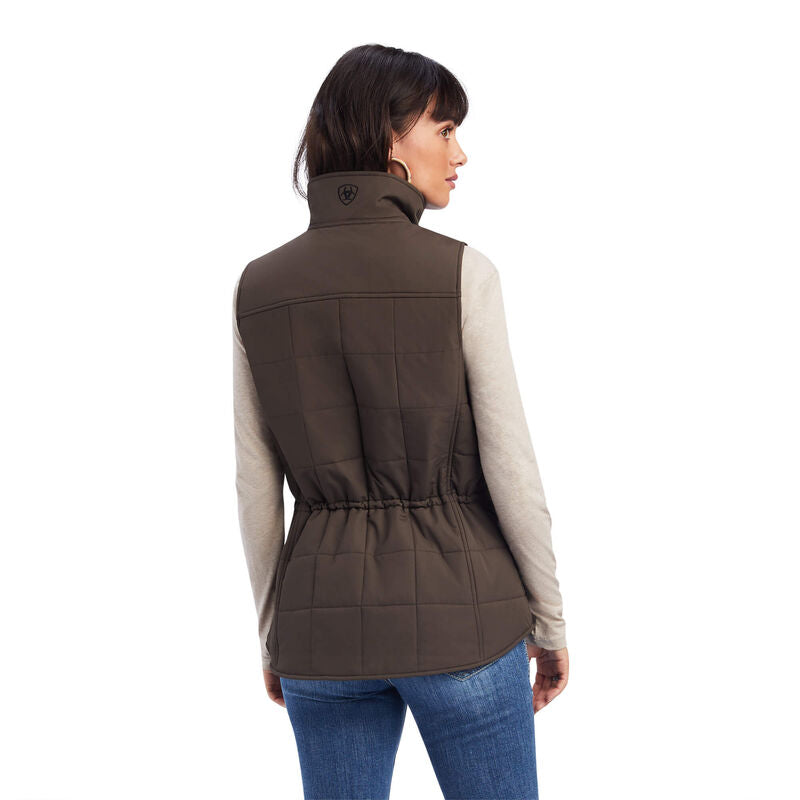 Ariat Womens Crius Insulated Vest - Banyan Bark