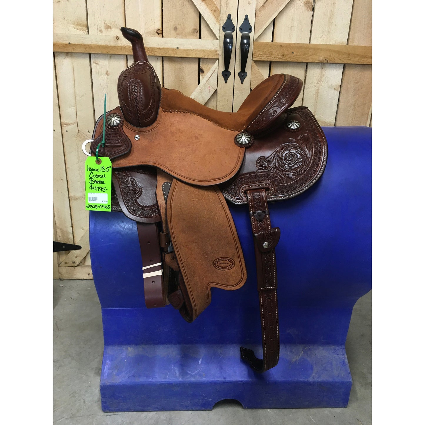 Irvine Custom 13.5" Barrel Saddle
