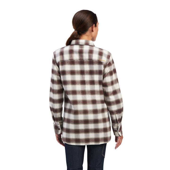 Ariat Womens Rebar Flannel Durastretch Work Shirt