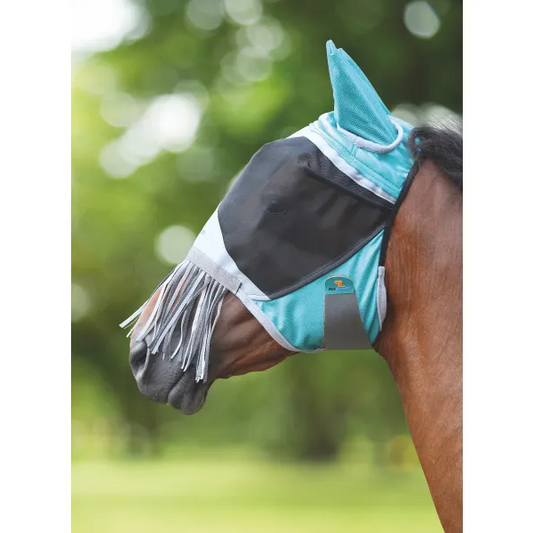 Shires Deluxe Fly Mask w/Nose Fringe