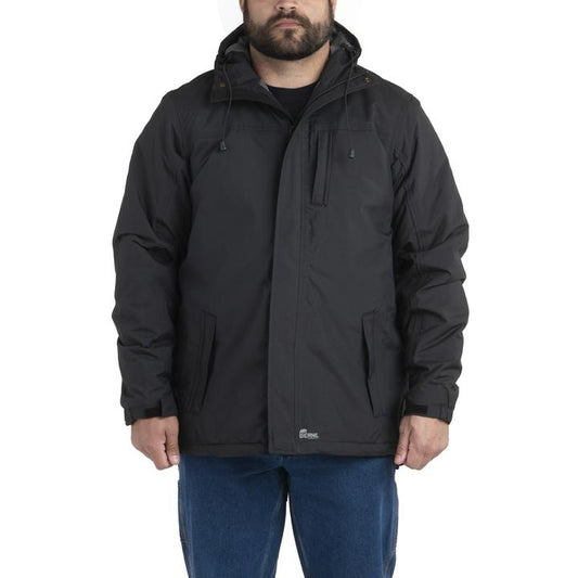 Berne Men's Coastline Waterproof Rain Jacket - Black