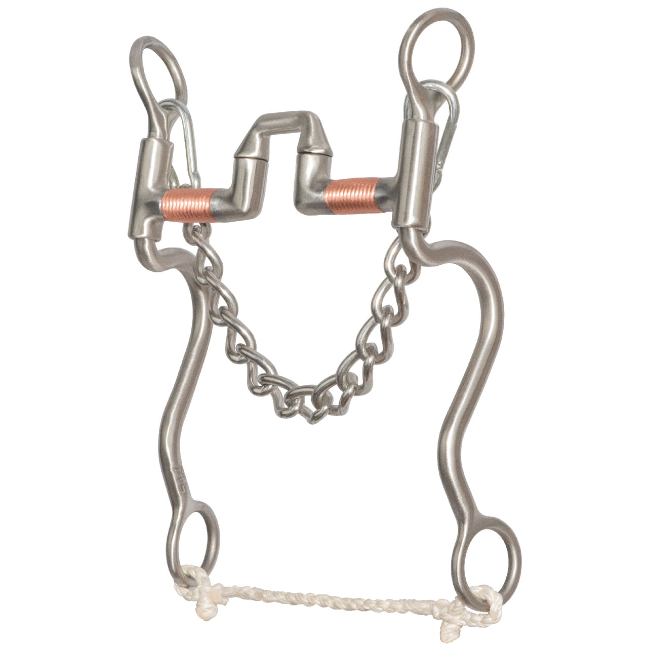 Cowboy Tack Walt Woodard 1-By-1 Copper Wrapped Square Correctional Bit