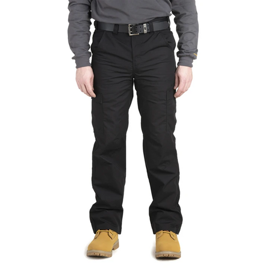 Berne Mens Rip-Stop Cargo Pants  Black