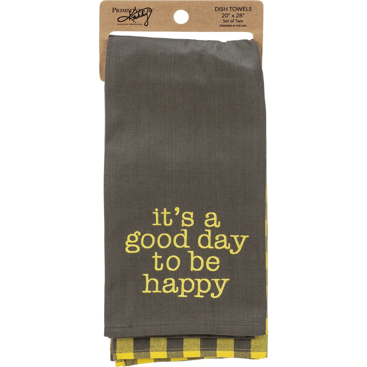 Dish Towel Set Good Day