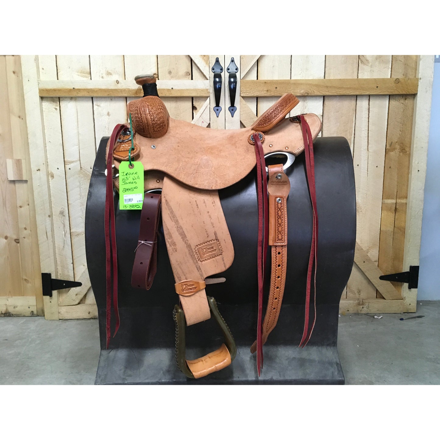 Irvine 15.5"  Will James Ranch Saddle
