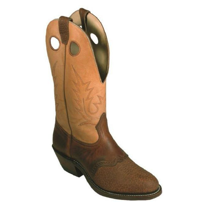 Boulet Men's Cowboy Boot - Tan/Brown - Irvines Saddles