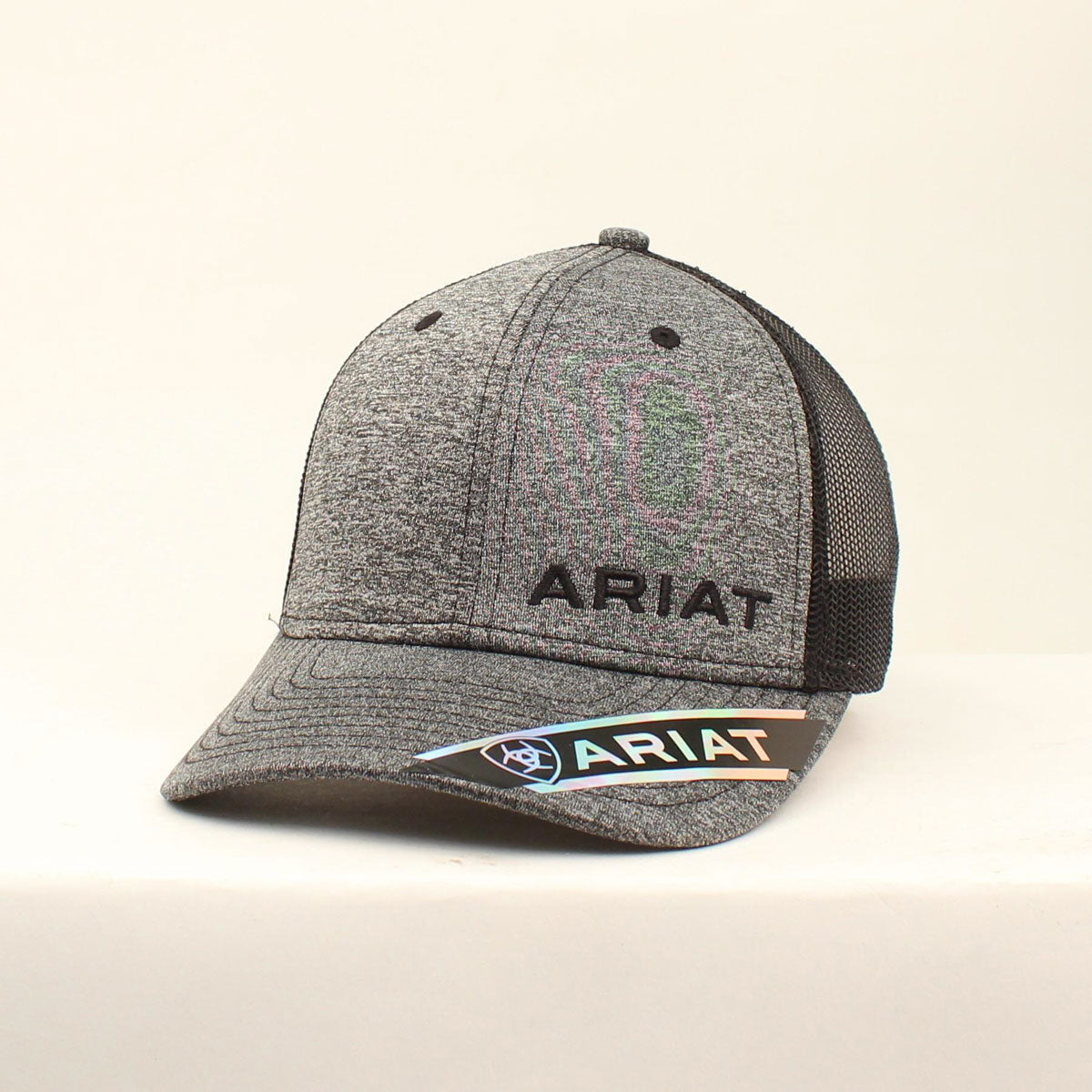 Ariat Men's Snapback R112 Text Logo Cap - Black
