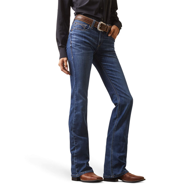 Ariat Women's REAL Perfect Rise Leila Boot Cut Jeans - Irvine - Irvine Tack & Western Wear