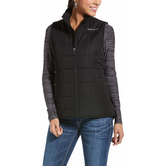 Ariat Womens REAL Crius Insulated Vest - Black