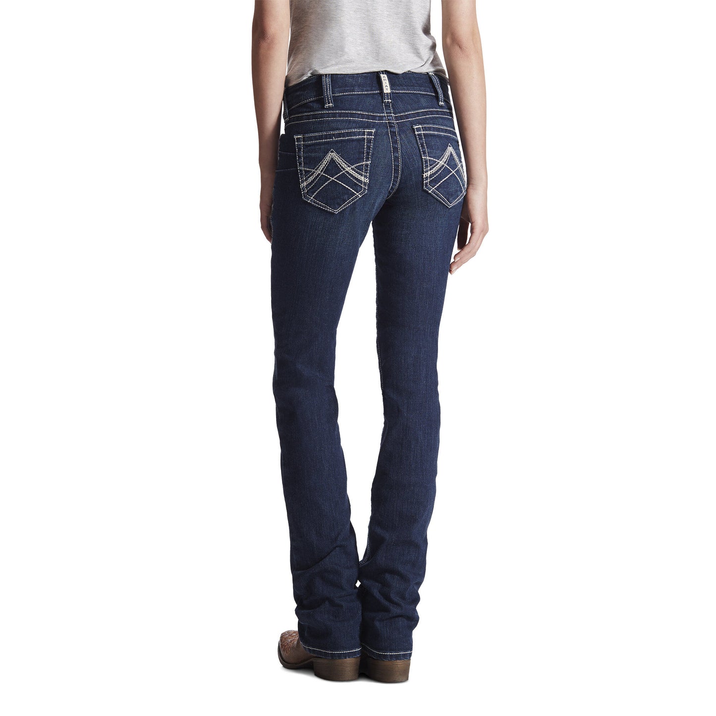 **Ariat REAL Straight Leg Women's Jeans - Icon Ocean