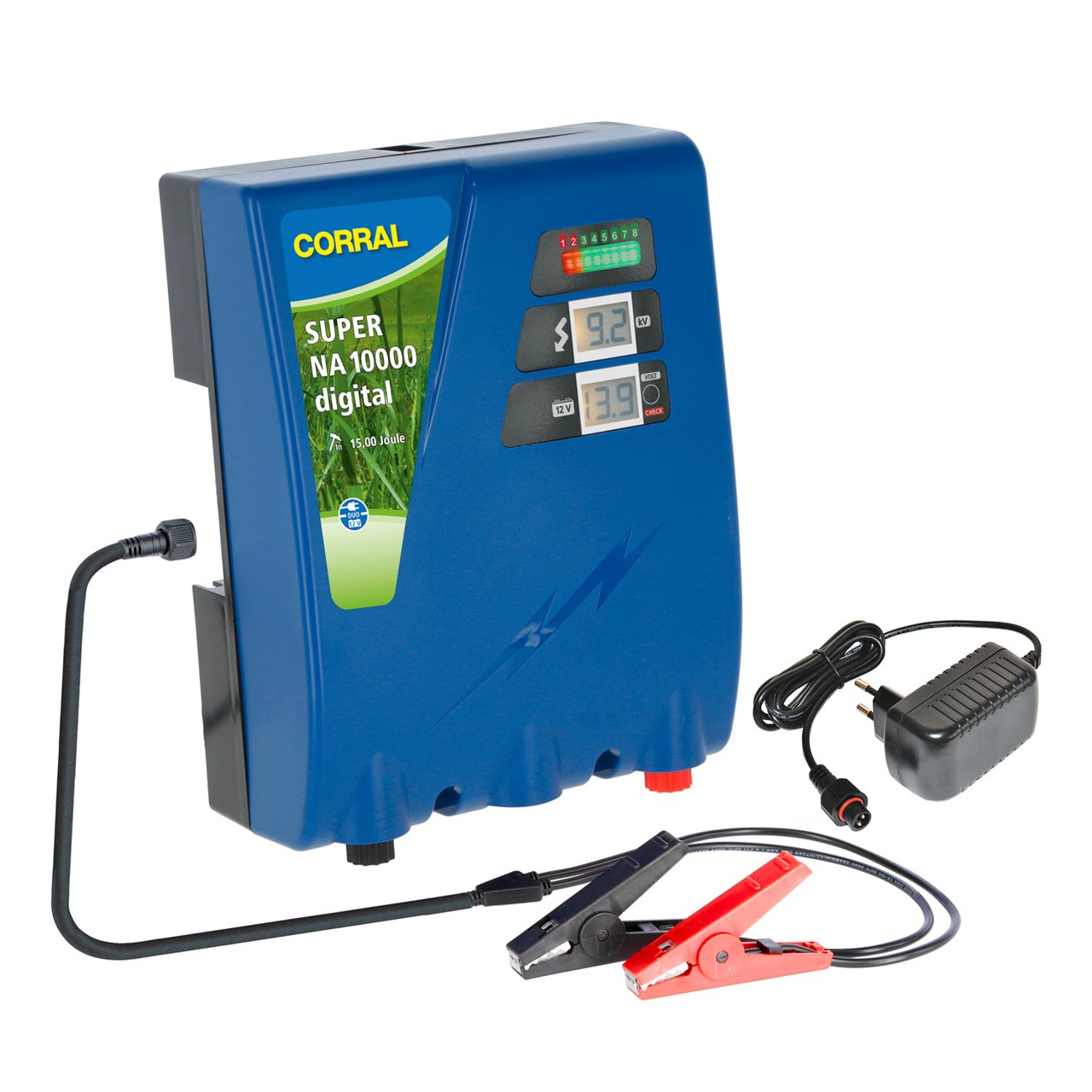 CORRAL Super NA10000 Due Fence Charger (12v/110v)