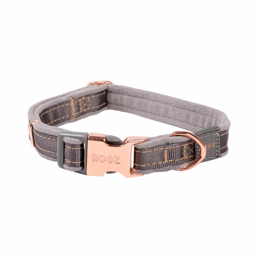 Rogz Urban Classic Collar - Medium Grey