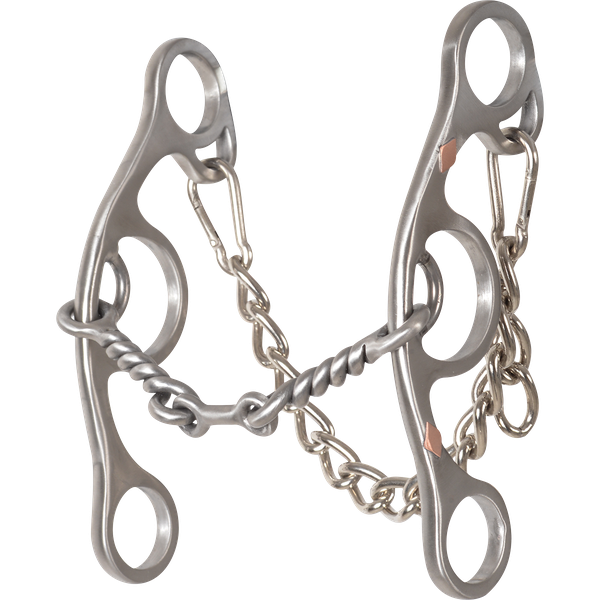 Classic Equine Sherry Cervi Twisted Dogbone Short Shank Gag Bit