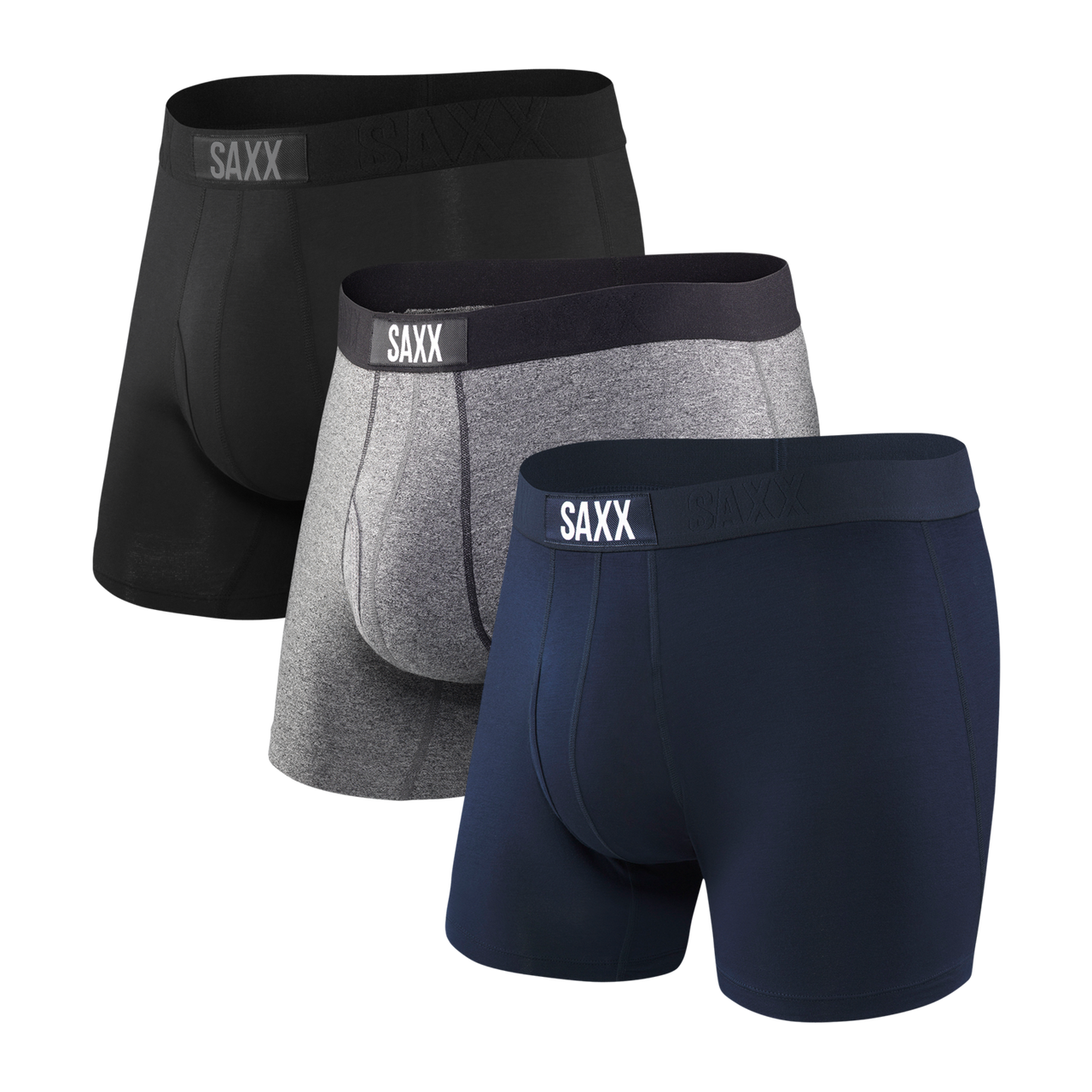 Saxx Men's Ultra Super Soft Boxer Briefs - 3-Pack
