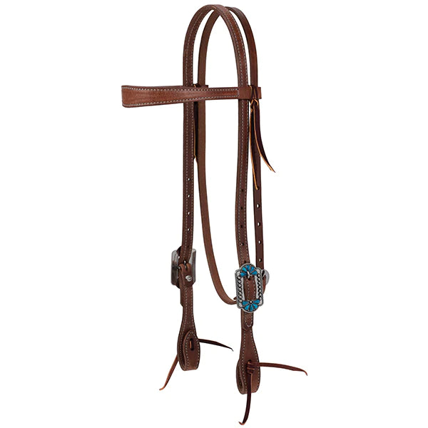 Weaver Leather ProTack Slim Headstall w/Designer Hardware