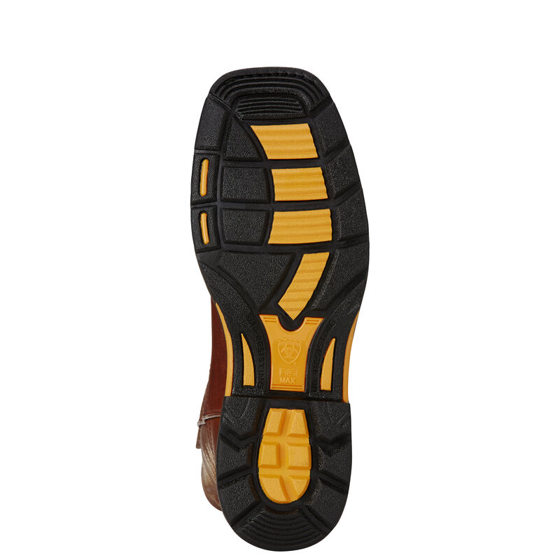 Ariat Men's Work Hog Wide Square Toe CSA Waterproof Composite Toe Work Boots - Dark per Copper