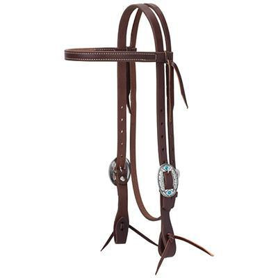 Weaver Leather Working Tack Feather Straight Browband Headstall