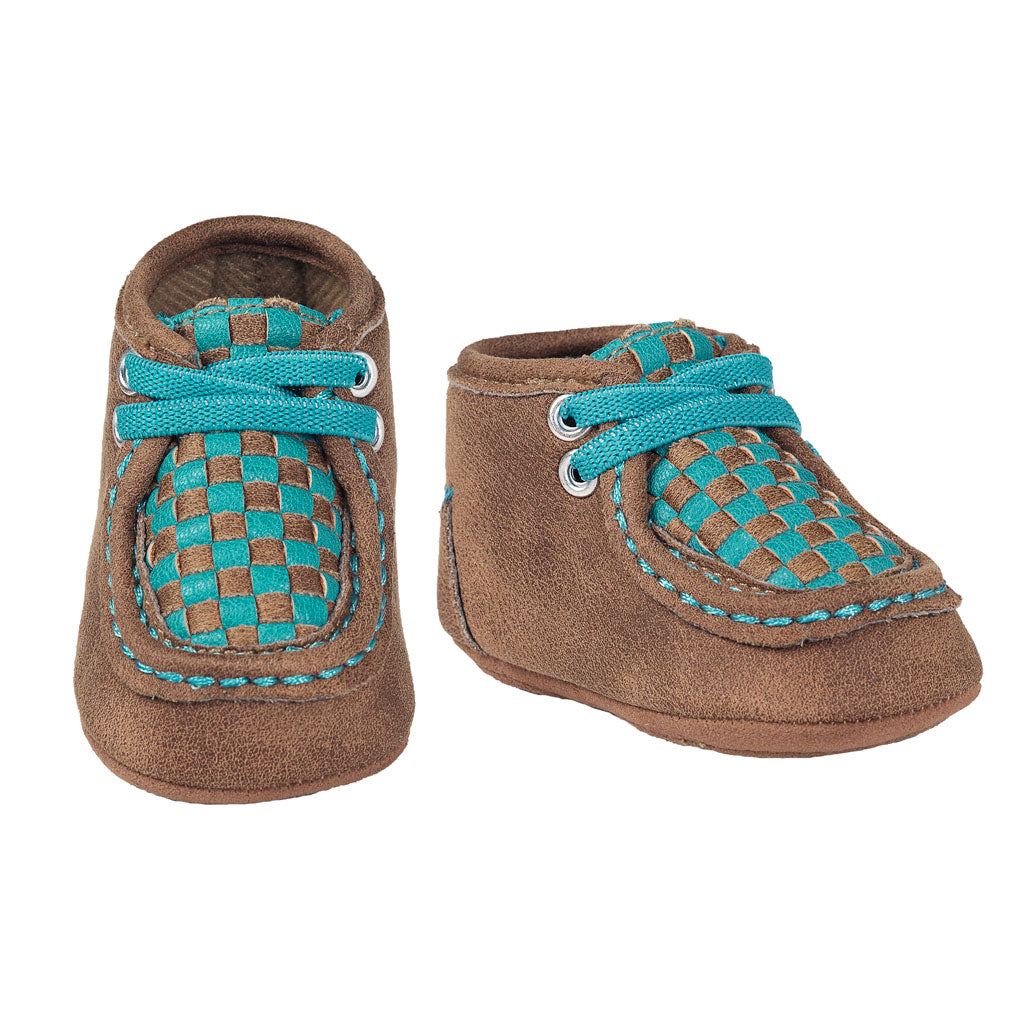 Blazin Roxx Baby Bucker Cassidy Boots - Brown/Turquoise