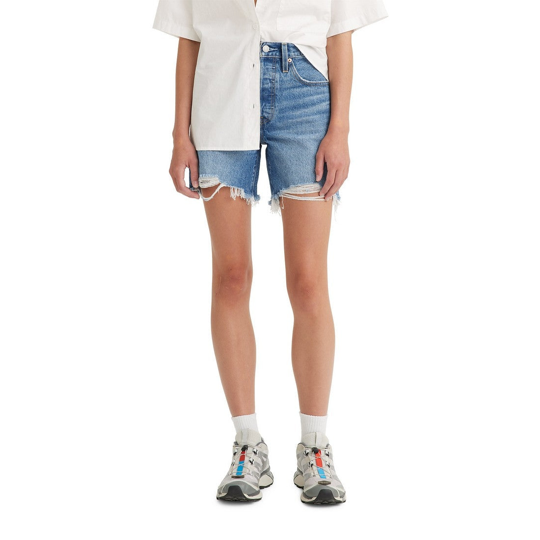 Levi Strauss Levi Women S 501 Mid Thigh Shorts