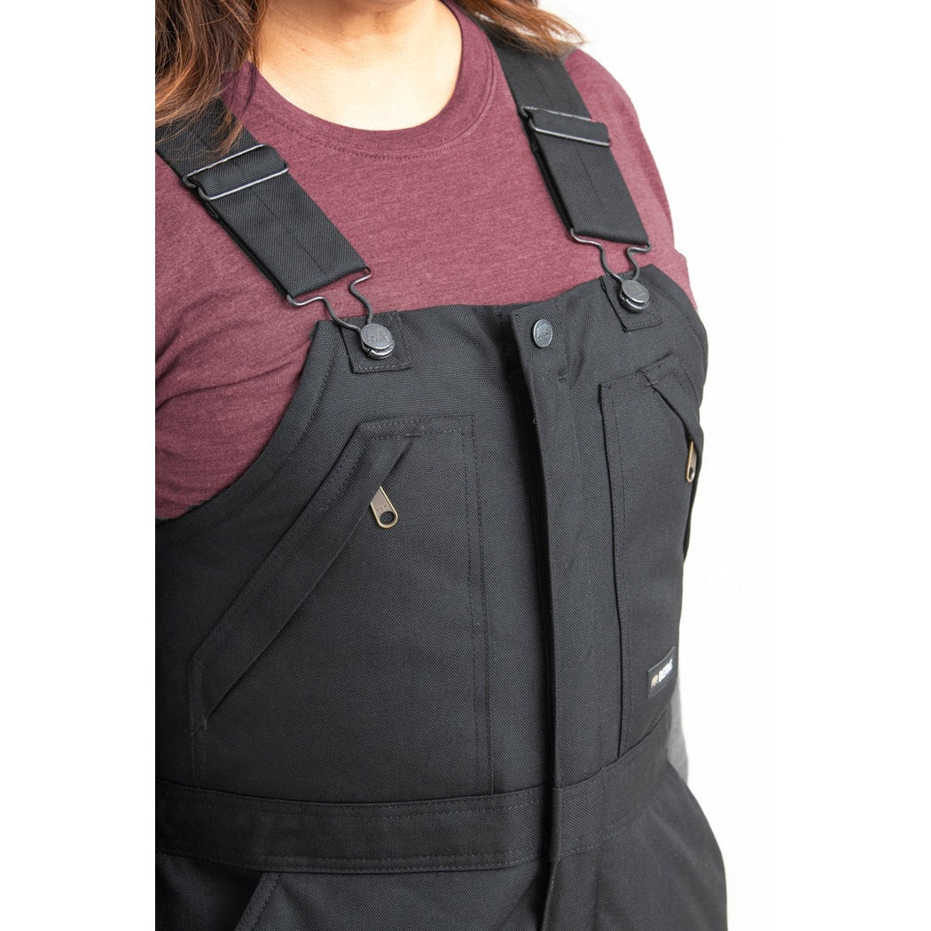 Berne Women's Icecap Insulated Bib Overall - Black