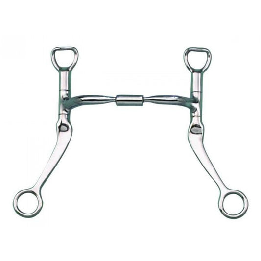 Myler Flat Shank Comfort Snaffle Wide Barrel Bit - 5 ½"
