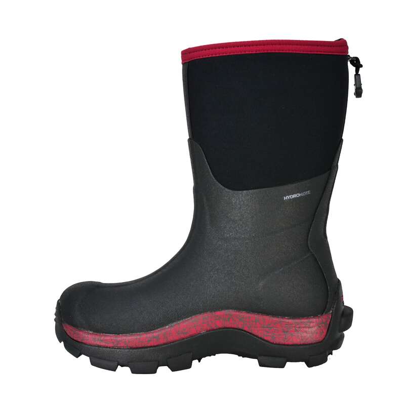 Dryshod Womens Arctic Storm Mid - Black/Cranberry