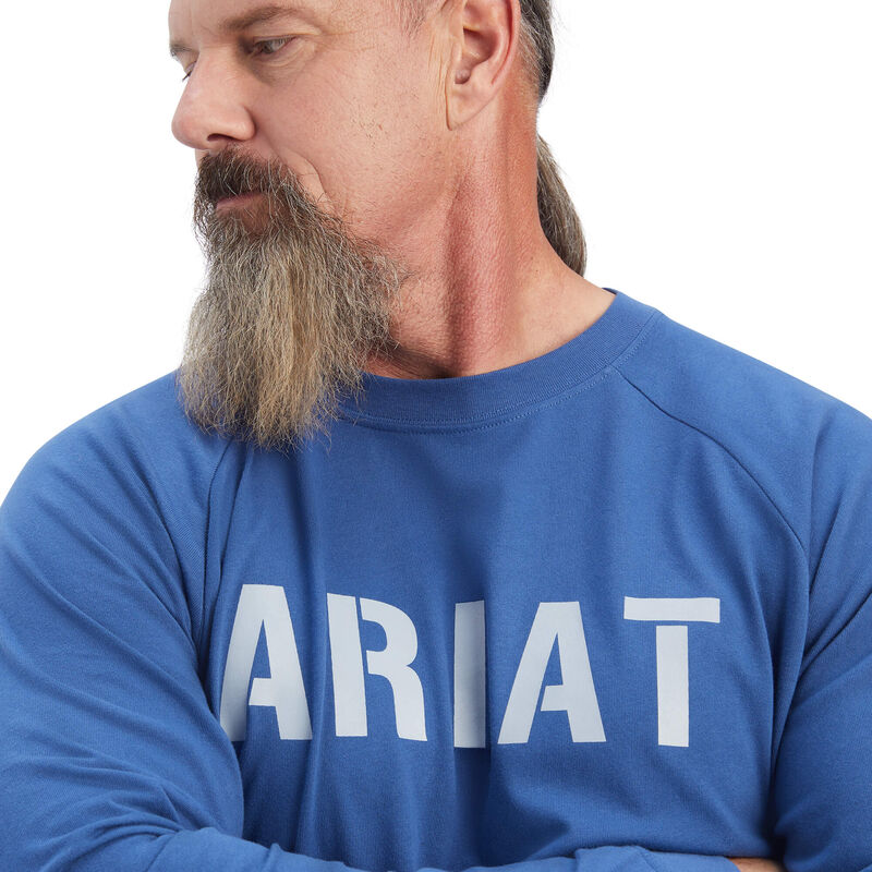 Ariat Mens Rebar CottonStrong Block T-Shirt