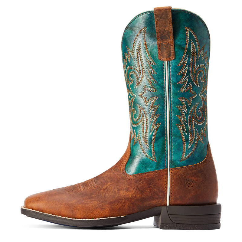 Ariat Men's Wild Thang Western Boots - Fiery Brown Crunch