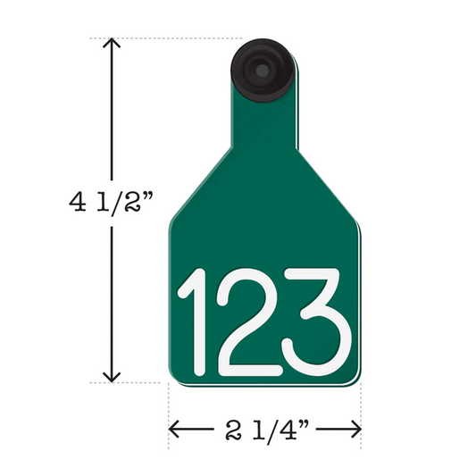 Ritchey Universal Medium Ear Tag Green/White