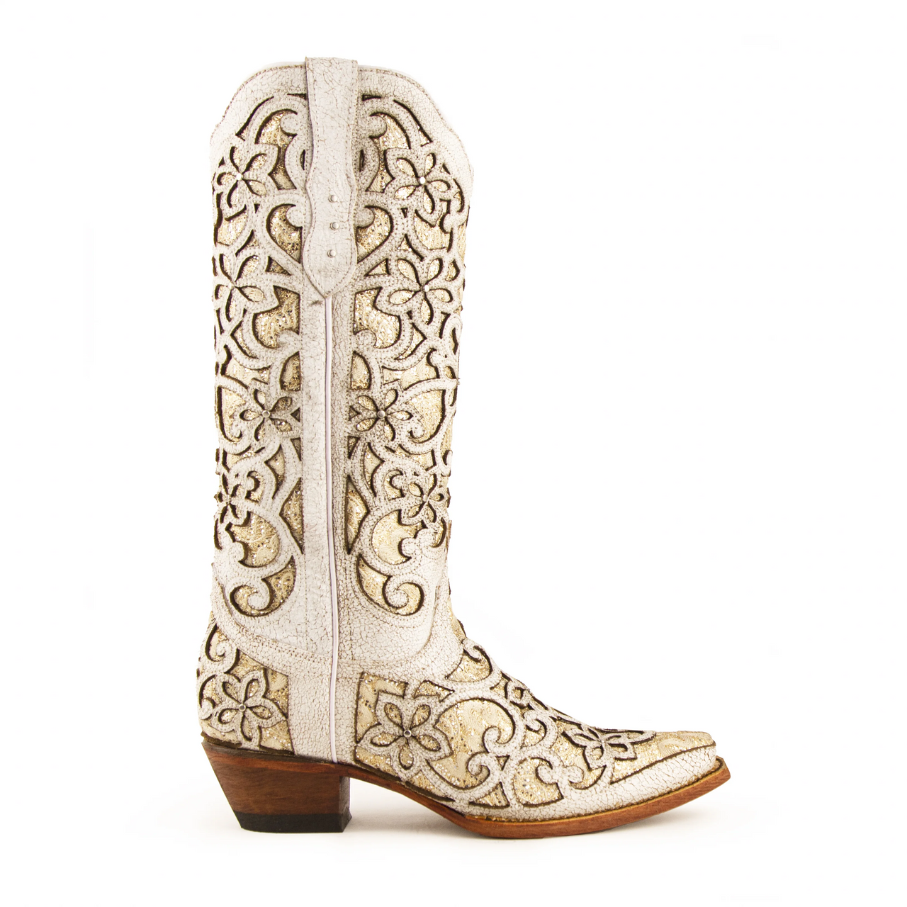 Ferrini Womens Bliss Western Boots - White