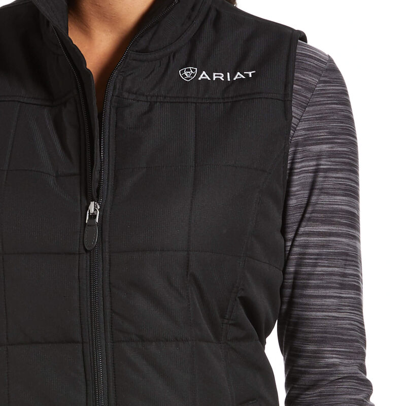Ariat Womens REAL Crius Insulated Vest - Black