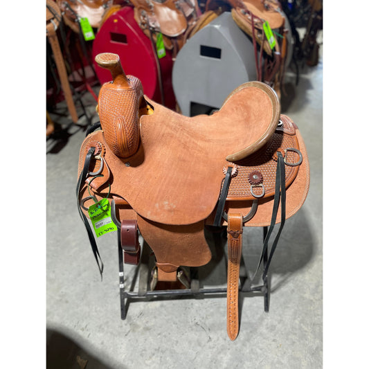 Irvine 16.5" Association Basketweave Stamp r/o Seat/Fender