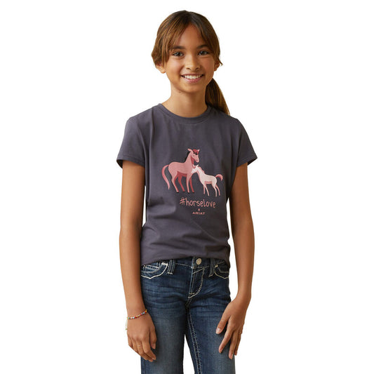 Ariat Girls Youth Cuteness T-Shirt - Periscope