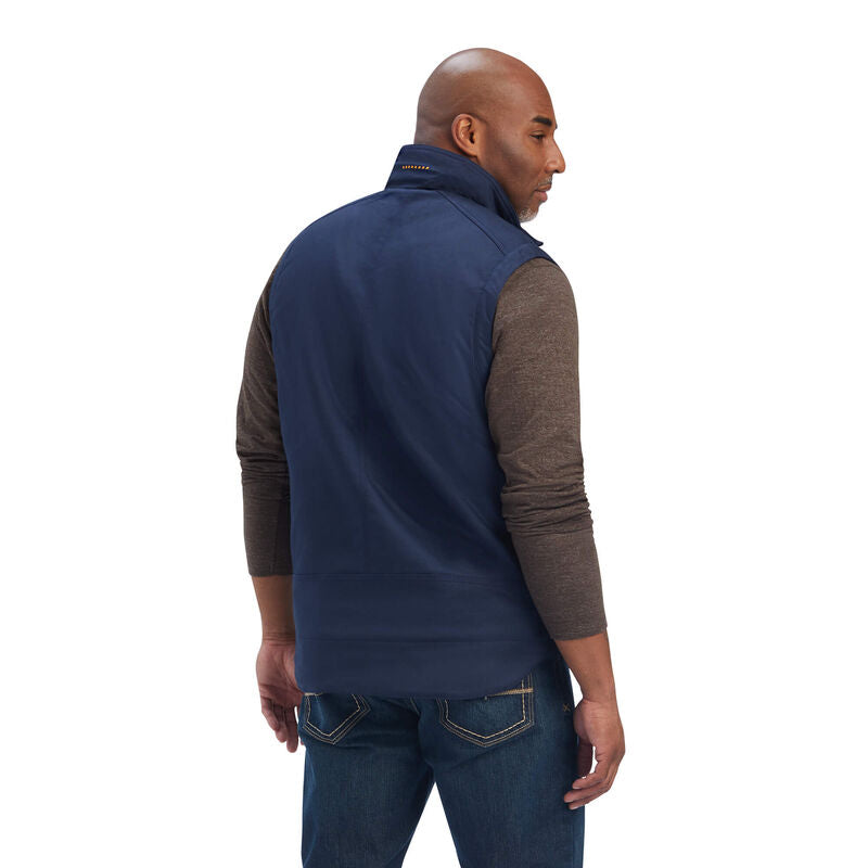 Navy blue fleece vest mens sale