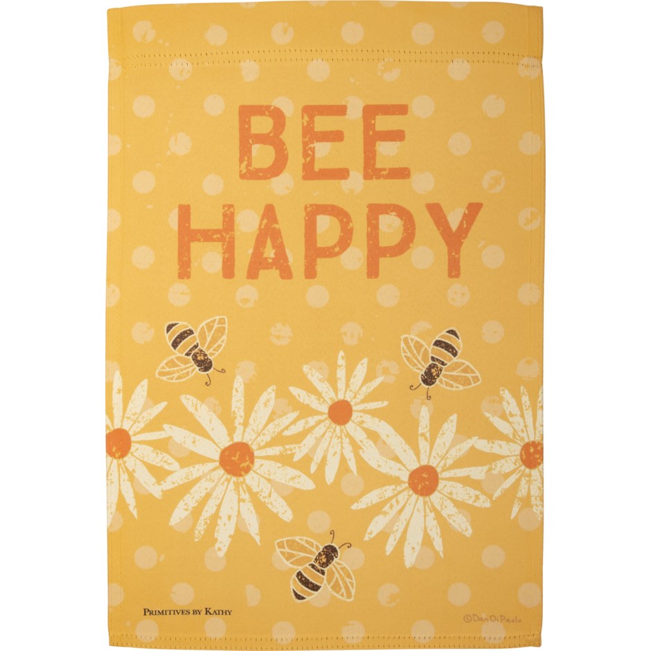 Garden Flag - Bee Happy