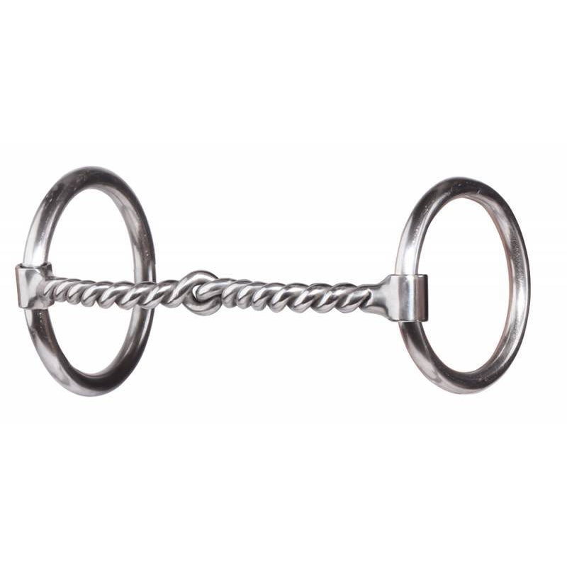 Professional's Choice O Ring Twisted Wire Snaffle Bit