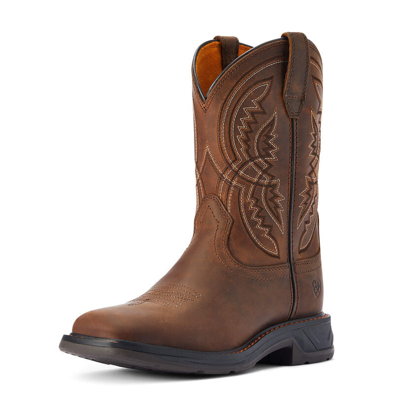 Ariat Boy's Youth Work Hog XT Coil Western Boots - Dirt Roads