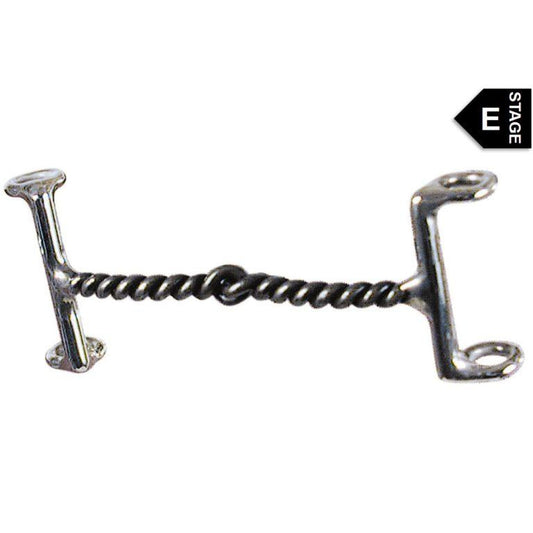 Reinsman 5" Twisted Snaffle Cristy Gag Bit
