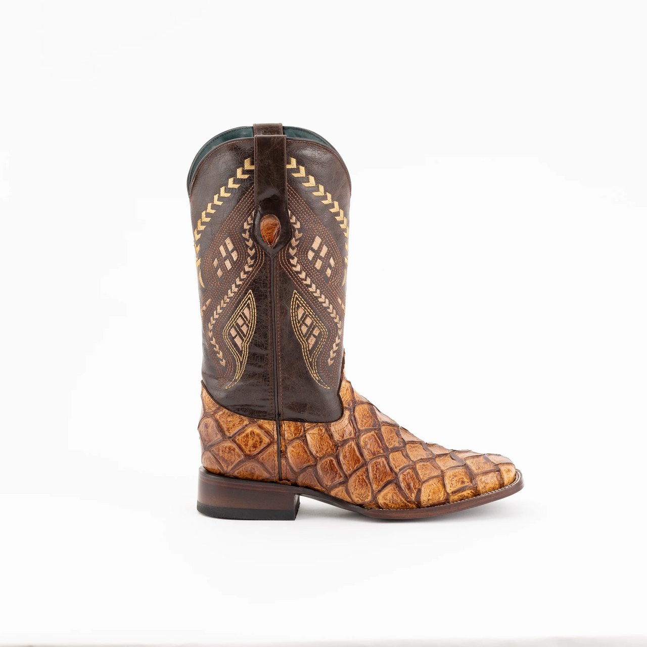 Ferrini Mens Bronco Western Boots - Cigar