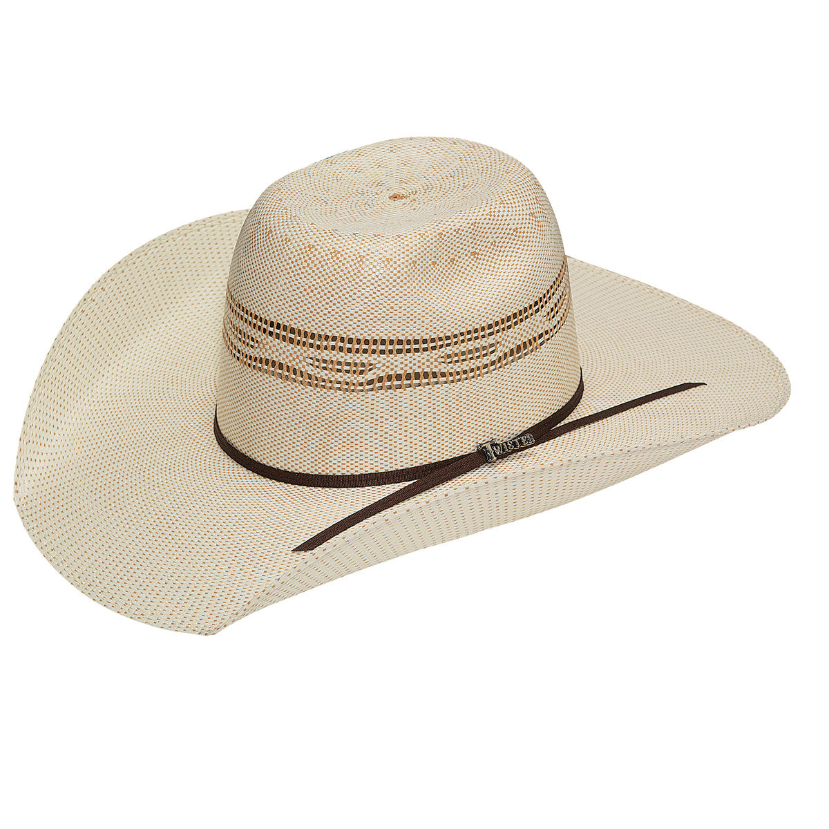 Twister Bangora Western Hat - Ivory/Tan