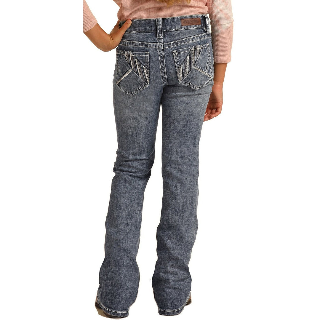 Rock &amp; Roll Girls Boot Cut Jeans