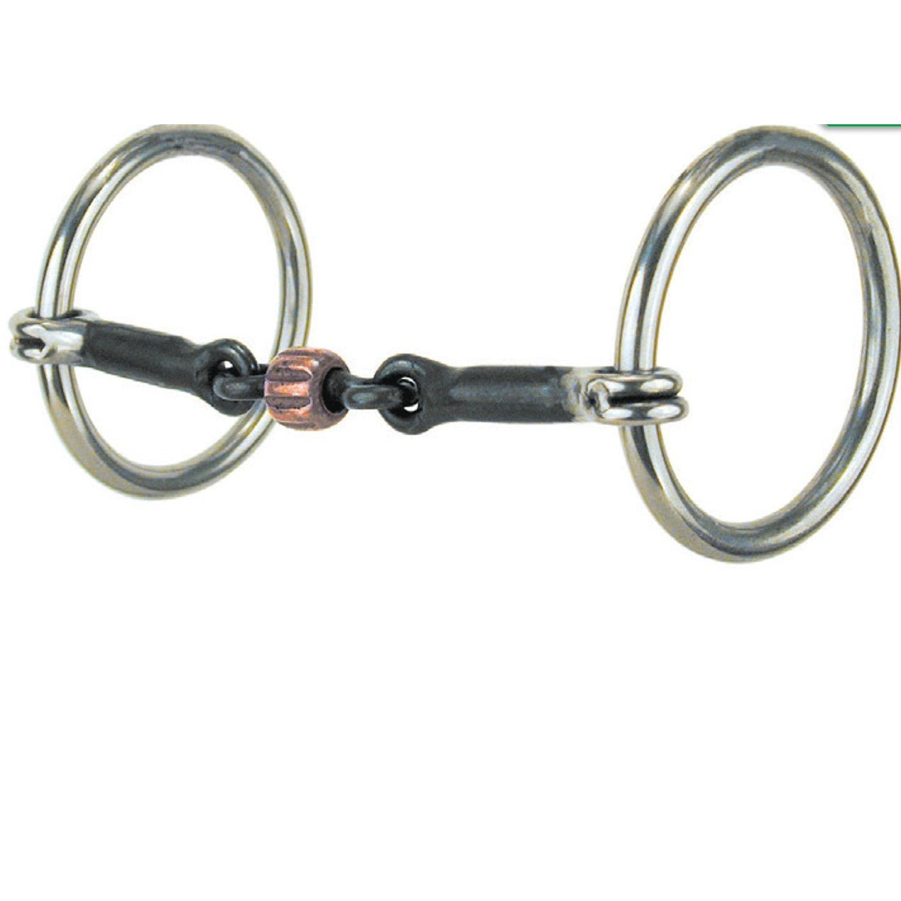 Reinsman Traditional Loose Ring 3 Piece Copper Roller Snaffle Bit