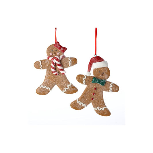 Claydough Gingerbread Boy/Girl Ornament