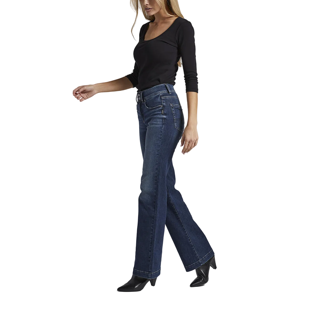 Silver Women's Avery High Rise Trousers - Irvine Tack & Western Wear