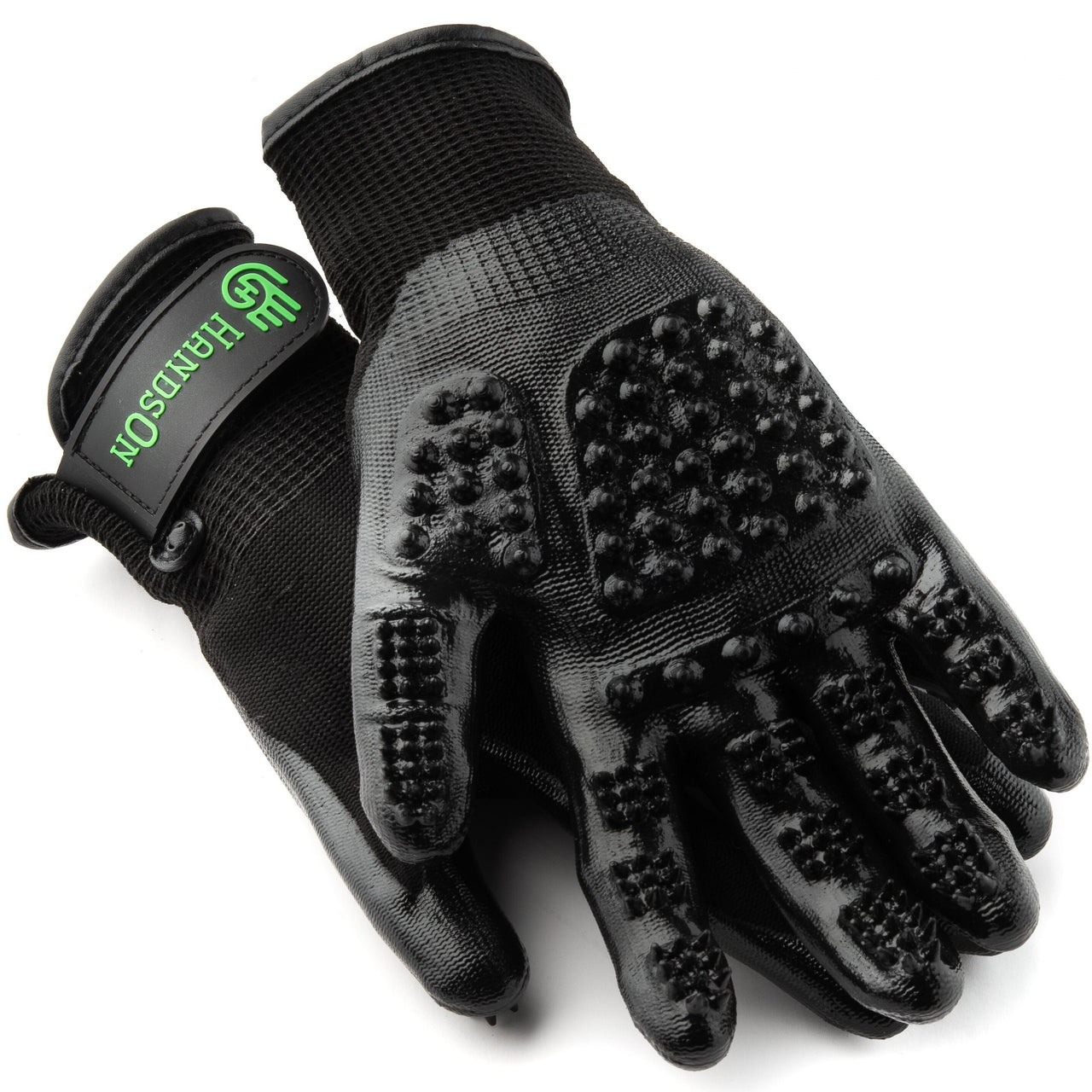 HandsOn Animal Bathing/Grooming Glove Black