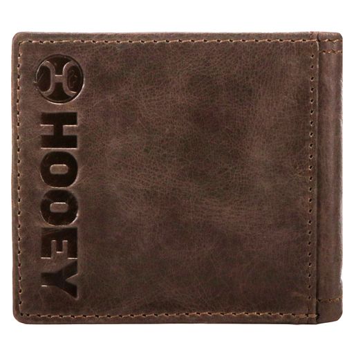 Laser Cut Hands Up Hooey Logo Bifold Wallet w/Nomad Print Inlay