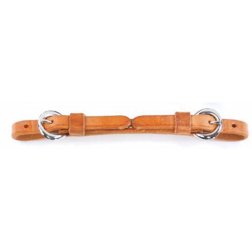 Professional's Choice Shutz Curb Strap - Harness Leather Double Buckle - Irvine Tack & Western Wear